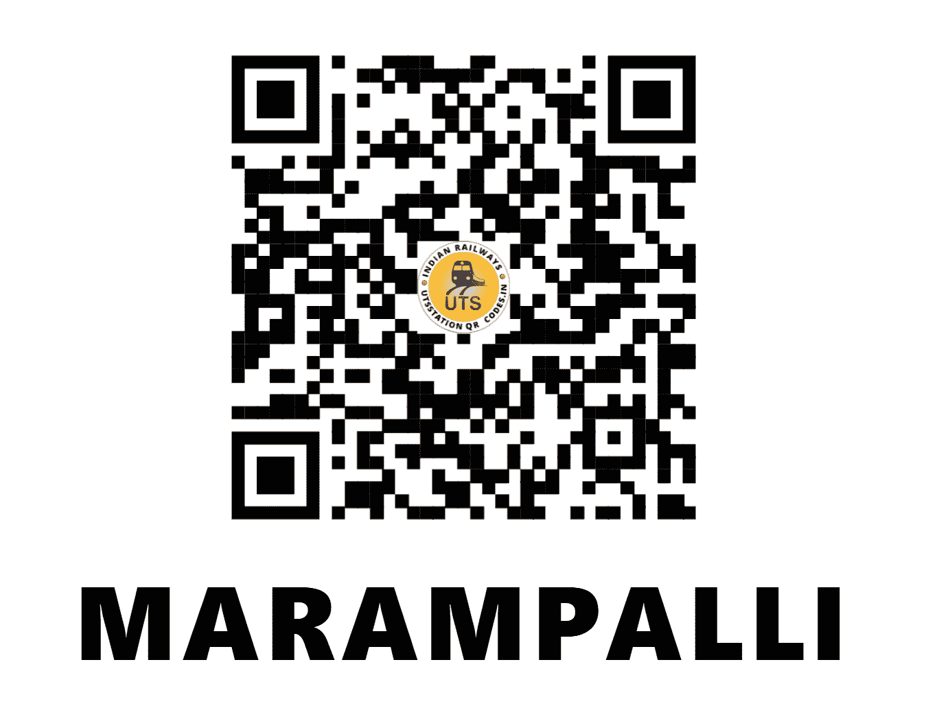 UTS QR Code for MARAMPALLI - MRPL (SC - ANDHRA PRADESH)